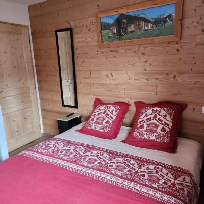 Skiverleih 2-Zimmer-Appartment für 4 Personen (1) - Chalet le Choucas - Châtel - Schlafzimmer