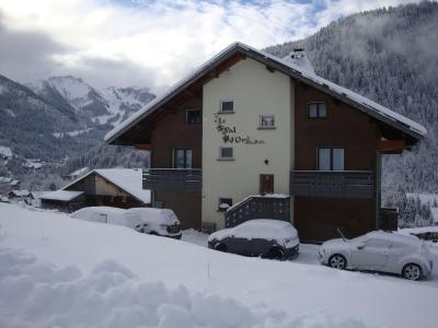 Аренда на лыжном курорте Квартира студия кабина для 3 чел. - Chalet le Val d'Or - Châtel - зимой под открытым небом