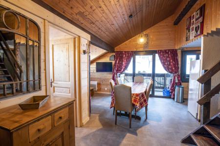 Skiverleih 3 Zimmer Maisonettewohnung für 7 Personen (1) - Chalet le Vieux Four - Châtel - Wohnzimmer