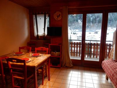 Ski verhuur Appartement 3 kamers 6 personen (1) - Chalet les Bouquetins - Châtel - Woonkamer