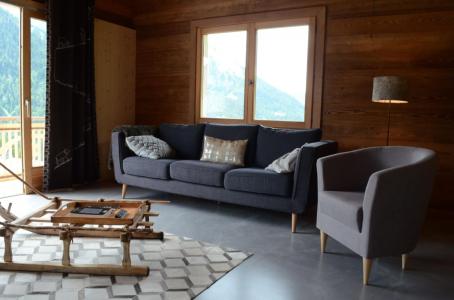 Rent in ski resort 4 room duplex apartment 6 people - Chalet LES GRENIERS (CHEZ DENIS) - Châtel - Living room