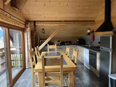 Ski verhuur Appartement 3 kamers 5 personen (002) - Chalet les Pivottes - Châtel - Woonkamer