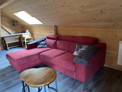 Ski verhuur Appartement 3 kamers 5 personen (002) - Chalet les Pivottes - Châtel - Woonkamer