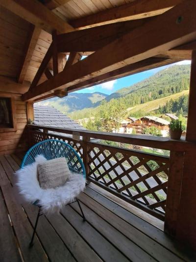 Rent in ski resort 8 room triplex chalet 14 people - Chalet Les Romains - Châtel - Balcony