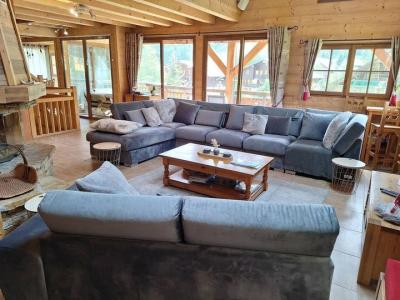Аренда на лыжном курорте Шале триплекс 8 комнат 14 чел. - Chalet Les Romains - Châtel - Салон