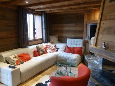 Rent in ski resort 7 room triplex chalet 12 people - Chalet les Tournesols 3 - Châtel - Living room