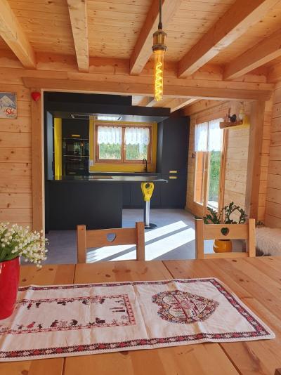 Skiverleih Duplex Wohnung 5 Zimmer 12 Personnen - Chalet Lôu Polaye - Châtel - Wohnzimmer