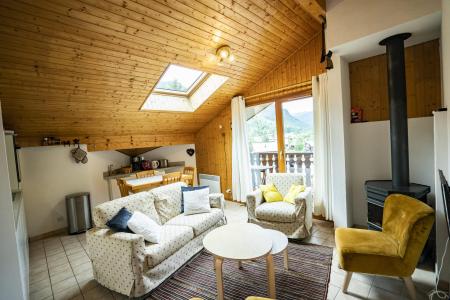 Ski verhuur Appartement 4 kamers 6 personen - La Résidence Forsythia - Châtel - Woonkamer