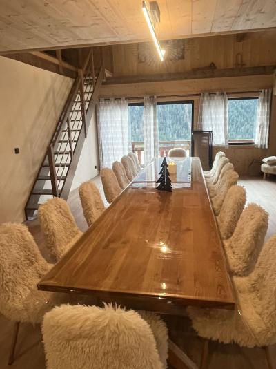 Wynajem na narty Apartament duplex 8 pokojowy 15 osób - Le Clos Savoyard - Châtel - Pokój gościnny