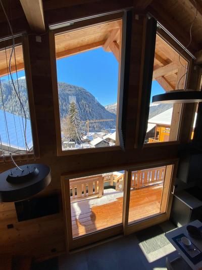 Rent in ski resort 2 room apartment 4 people - Le petit chalet  - Châtel - Living room