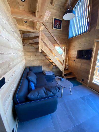 Skiverleih 2-Zimmer-Appartment für 4 Personen - Le petit chalet  - Châtel - Wohnzimmer