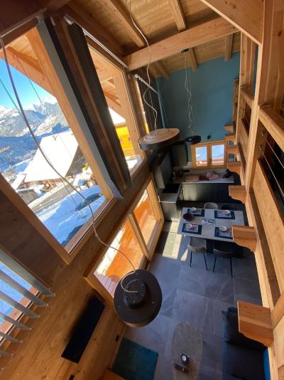 Ski verhuur Appartement 2 kamers 4 personen - Le petit chalet  - Châtel - Woonkamer