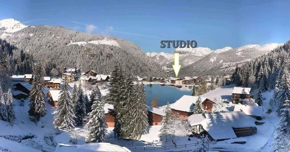 Ski verhuur Résidence Alpenlake - Châtel - Buiten winter