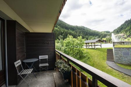 Ski verhuur Studio bergnis 4 personen (107) - Résidence Alpenlake - Châtel - Terras