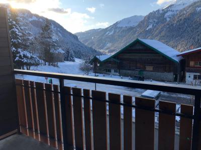 Soggiorno sugli sci Studio con alcova per 4 persone (116) - Résidence Alpenlake - Châtel - Balcone