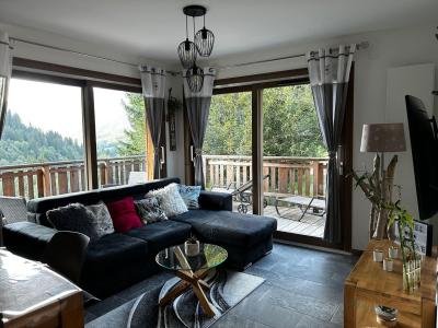 Skiverleih 3-Zimmer-Berghütte für 6 Personen (A103) - Résidence Chalet des Freinets - Châtel - Wohnzimmer