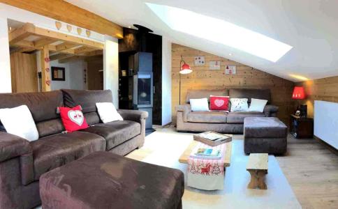 Skiverleih 5-Zimmer-Appartment für 10 Personen - Résidence Chalet des Freinets - Châtel - Wohnzimmer