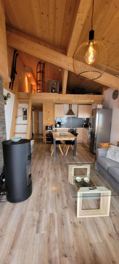 Location au ski Appartement 3 pièces mezzanine 6 personnes - Résidence Champs Fleuris - Châtel - Séjour