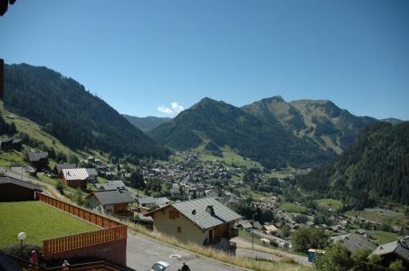 Skiverleih 2-Zimmer-Holzhütte für 4 Personen (6) - Résidence l'Alexandra - Châtel - Balkon