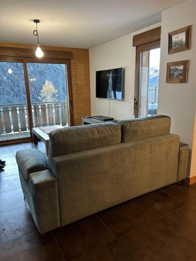 Rent in ski resort 3 room apartment 6 people - Résidence le Clos des Oursons - Châtel - Living room