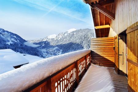 Vacances en montagne Résidence le Grand Ermitage - Châtel - Extérieur hiver