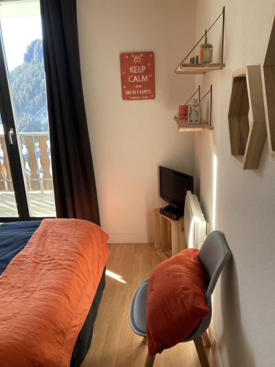 Rent in ski resort 3 room apartment 6 people - Résidence Le Morclan - Châtel - Bedroom