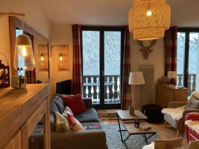 Ski verhuur Appartement 3 kamers 6 personen - Résidence Le Morclan - Châtel - Woonkamer