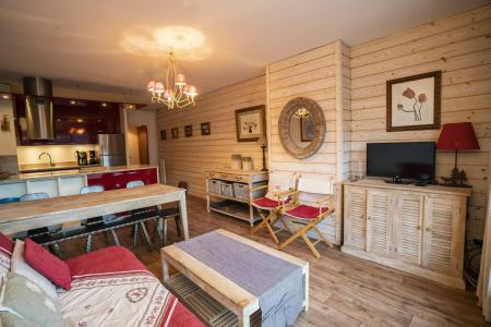 Skiverleih 3-Zimmer-Appartment für 6 Personen (18A) - Résidence le Solarium - Châtel - Wohnzimmer