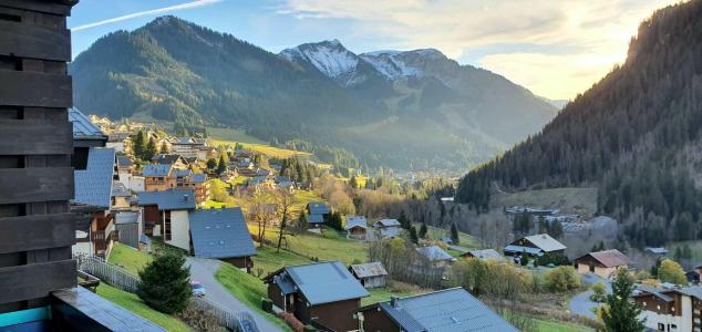 Ski verhuur Appartement 3 kamers 6 personen - Résidence le Soli - Châtel - Balkon