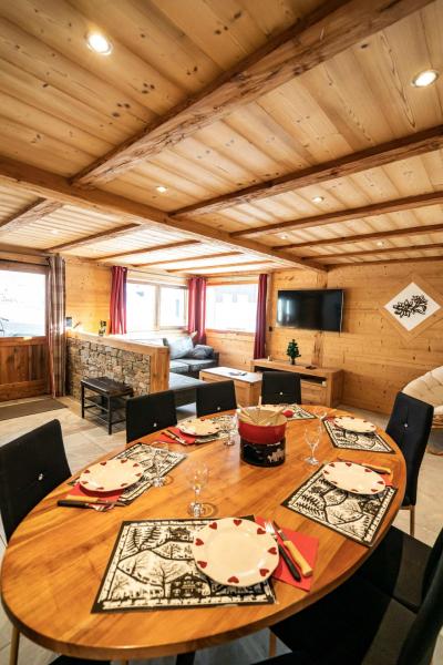 Ski verhuur Appartement 4 kamers 8 personen (TER001B) - Résidence le Terroit - Châtel - Woonkamer