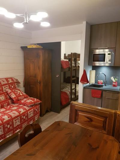 Ski verhuur Studio bergnis 4 personen (195B) - Résidence les Portes du Soleil - Châtel - Woonkamer