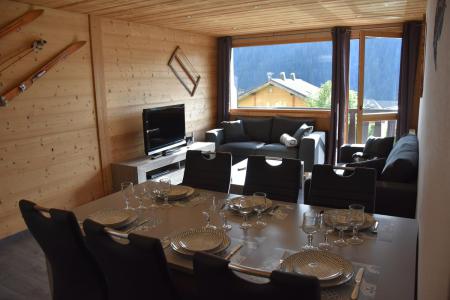 Ski verhuur Appartement 4 kamers 6 personen (RHO108) - Résidence les Rhododendrons - Châtel - Eethoek