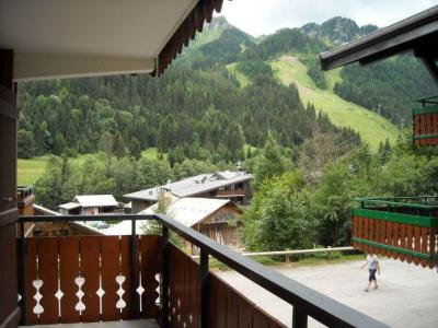 Rent in ski resort Studio cabin 4 people (06B) - Résidence les Voinettes - Châtel - Terrace