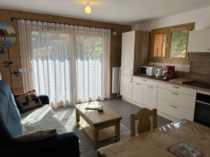 Skiverleih 3-Zimmer-Appartment für 4 Personen (921) - Chalet Flore - Combloux - Wohnzimmer