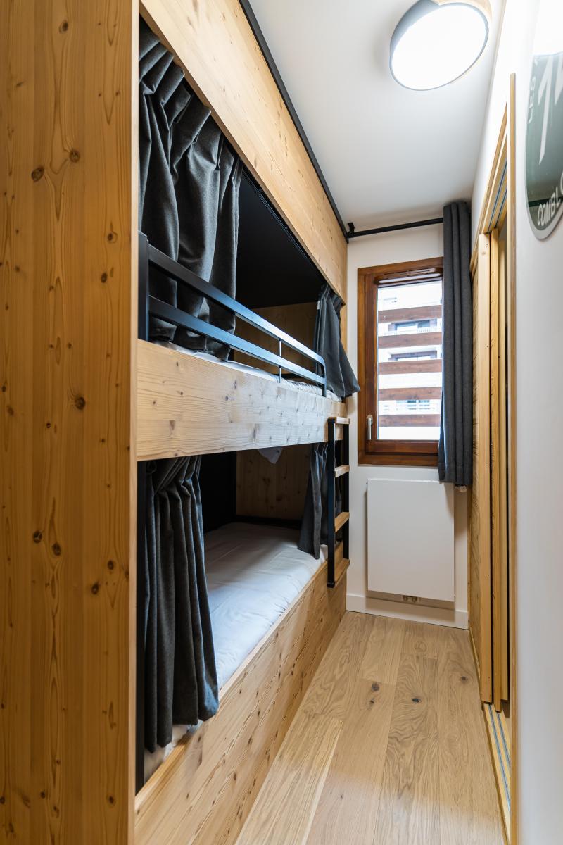 Skiverleih 2-Zimmer-Holzhütte für 6 Personen - Daddy Pool Terresens Les Roches Blanches - Combloux - Offener Schlafbereich