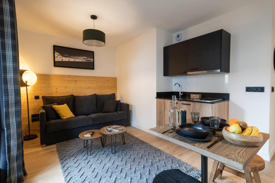 Rent in ski resort Studio 2 people - Daddy Pool Terresens Les Roches Blanches - Combloux - Living room