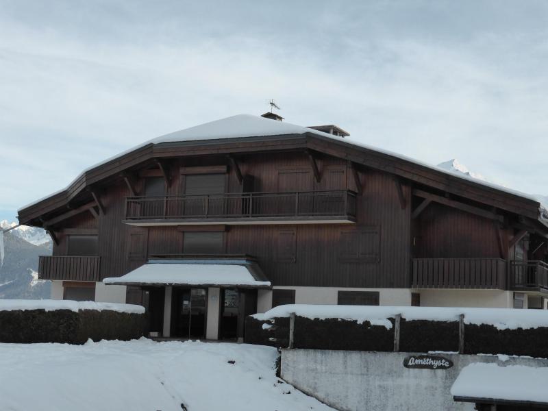 Location au ski Résidence le Gros Cailloux Améthystes - Combloux - Extérieur hiver