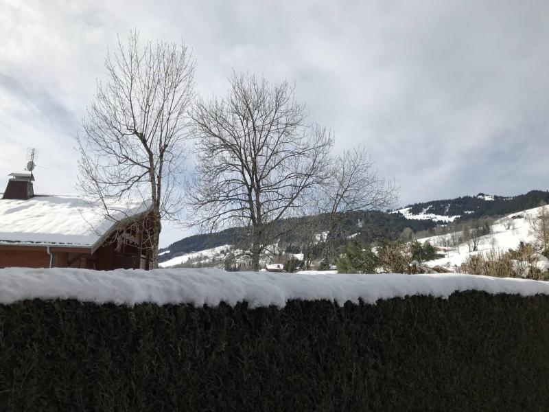 Vacances en montagne Studio mezzanine 5 personnes (899) - Résidence les Edelweiss - Combloux - Extérieur hiver