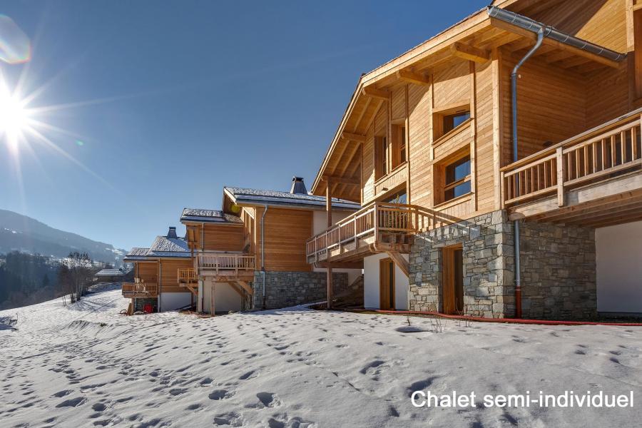 Rent in ski resort Résidence les Fermes du Mont Blanc - Combloux - Winter outside