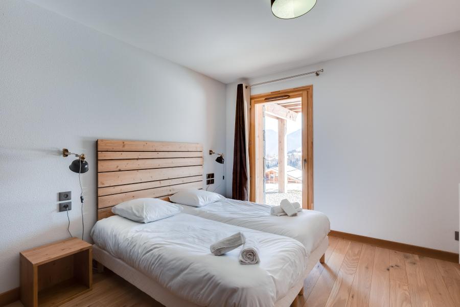 Skiverleih Doppelchalethälfte 4 Zimmer für 8 Personen (triplex) - Résidence les Fermes du Mont Blanc - Combloux - Schlafzimmer
