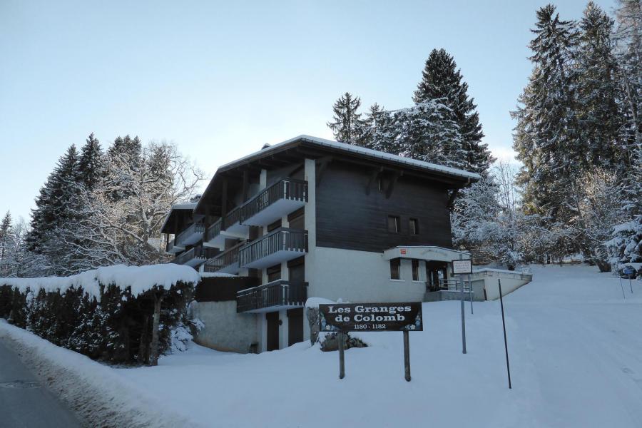 Location au ski Résidence les Granges de Colomb - Combloux - Extérieur hiver