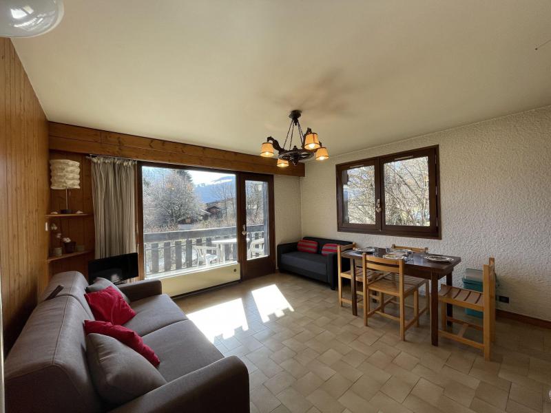 Ski verhuur Appartement 2 kamers 4 personen (106) - Résidence les Granges de Colomb - Combloux - Woonkamer