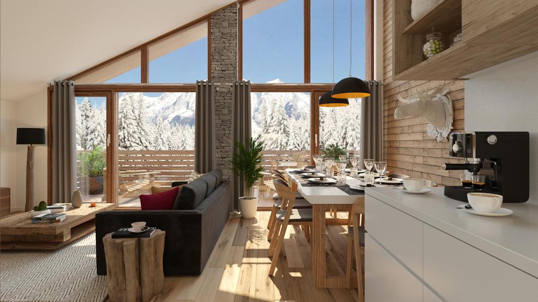 Аренда на лыжном курорте Résidence Les Roches Blanches - Combloux - Кухня