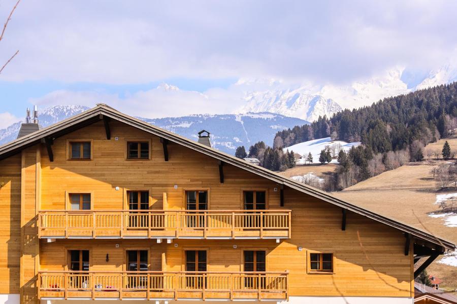 Skiverleih Résidence Terresens Fermes du Mont Blanc - Combloux - Draußen im Winter