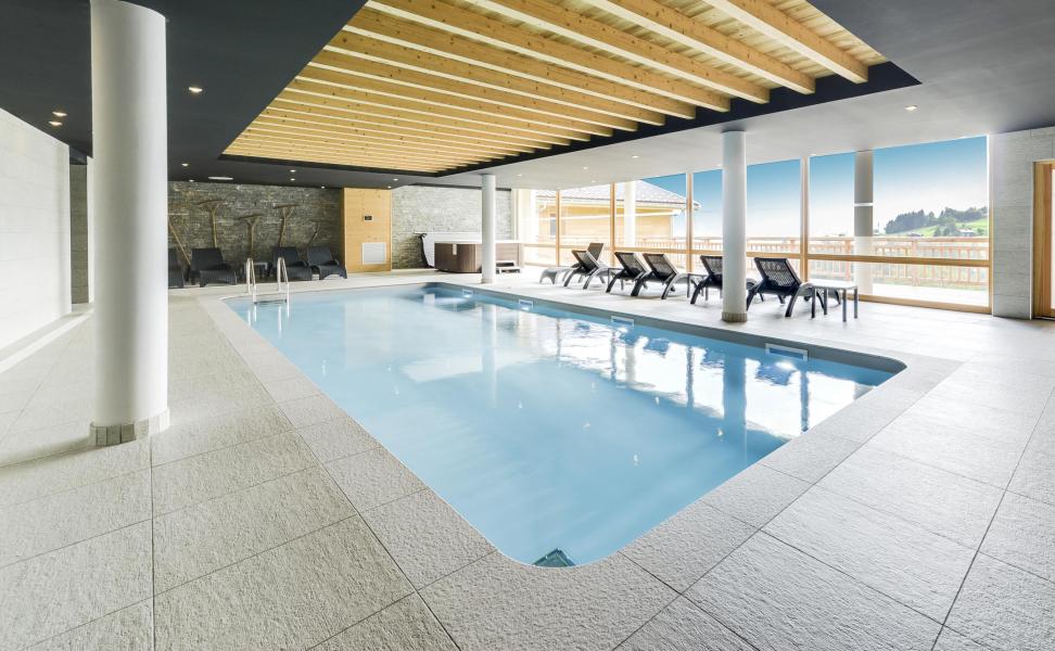 Location au ski Résidence Terresens Fermes du Mont Blanc - Combloux - Piscine