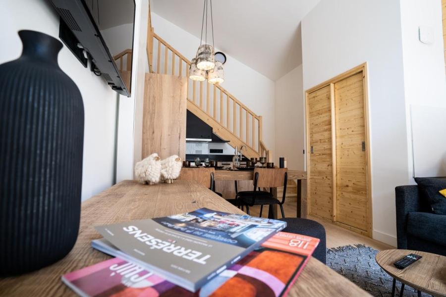 Rent in ski resort 2 room apartment 4 people - Résidence Terresens Les Roches Blanches - Combloux - Living room