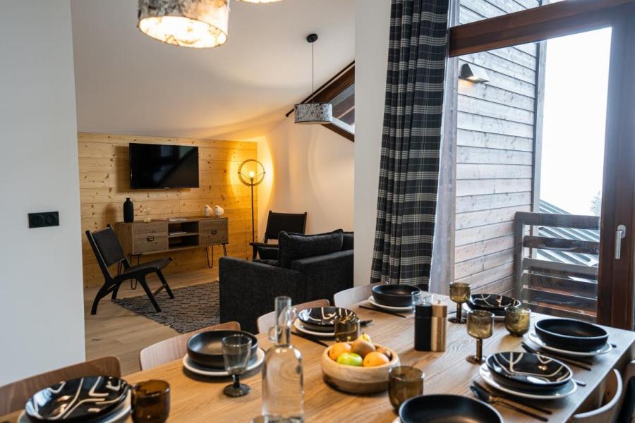 Location au ski Appartement 4 pièces cabine 10 personnes (Premium) - Résidence Terresens Les Roches Blanches - Combloux - Séjour