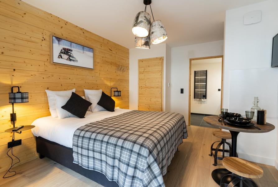 Rent in ski resort Studio 2 people - Résidence Terresens Les Roches Blanches - Combloux - Bedroom