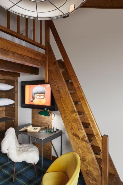 Wynajem na narty Pokój duplex dla 1  osób (Cabane) - Chalet Alpen Valley - Combloux - Pokój