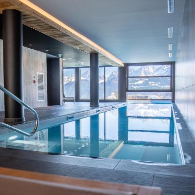 Location au ski Daddy Pool Terresens Les Roches Blanches - Combloux - Piscine